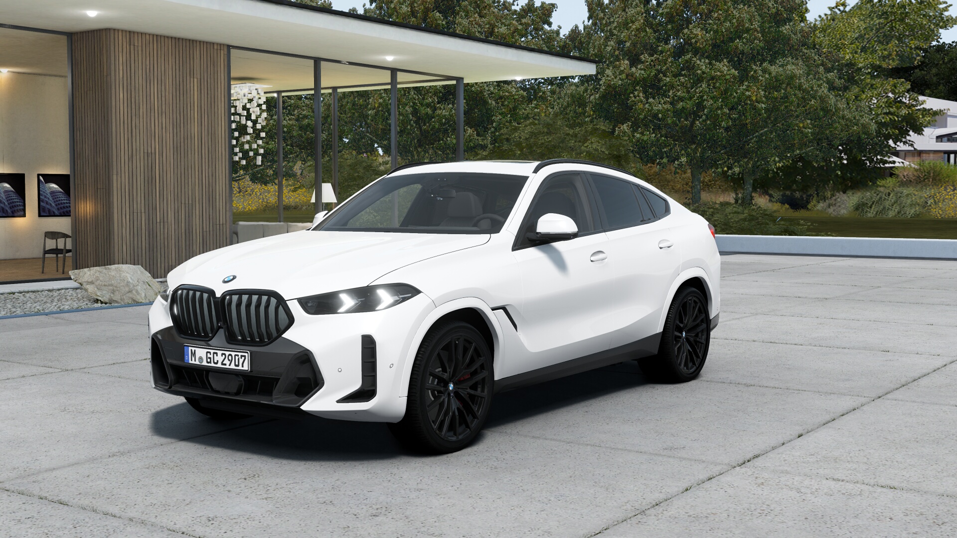 BMW X6 30d xDrive Msport | nový facelift | novinka 2023 | nové auto ve výrobě | sportovně luxusní naftové SUV COUPÉ | bílo-černá | maximální výbava | objednání online | auto eshop AUTOiBUY.com